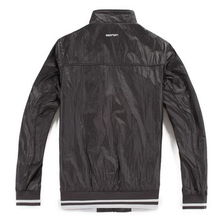 秋日型动派 七匹狼151166浅灰立领夹克，男士百搭茄克新风尚